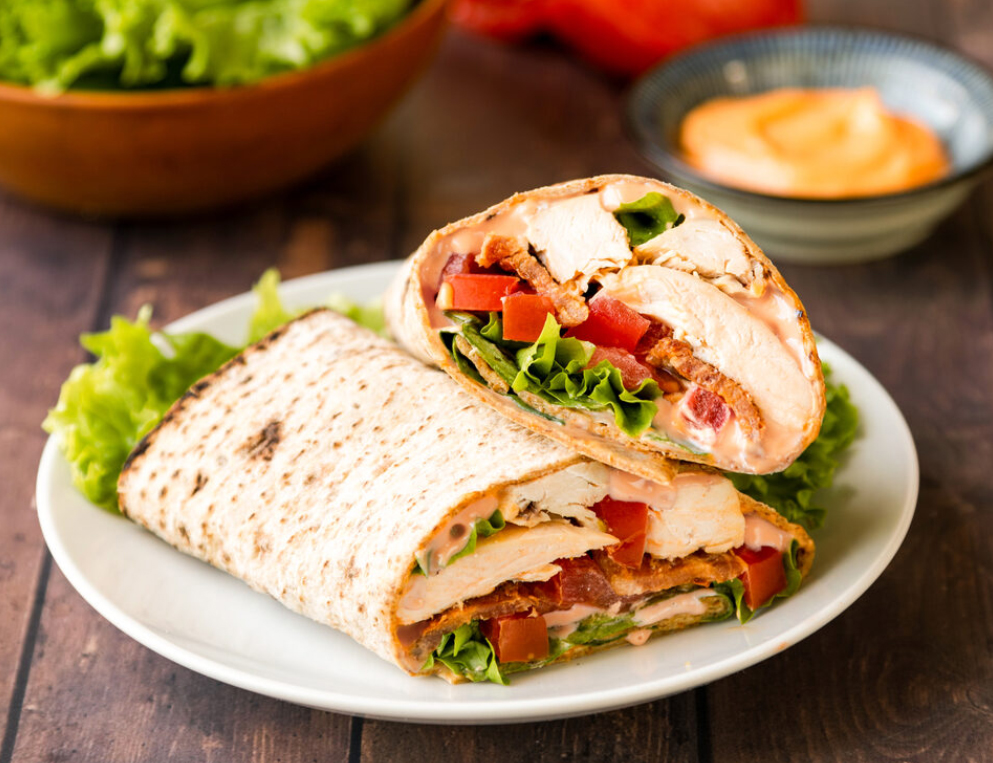 Grilled Chicken BLT Wrap